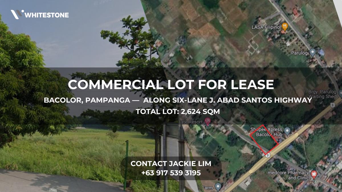 Bacolor Pampanga Commercial Lot for Lease